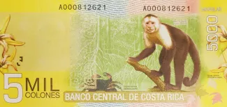Costa Rica 5.000 Colones, 2009-2012 reverse