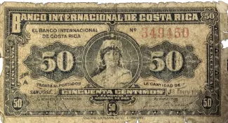 Costa Rica 50 Centimos, 1921 image
