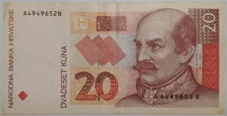 Croatia 20 Kuna, 1993 image