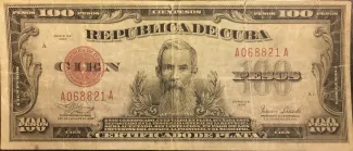 Cuba 100 Pesos, 1948 image