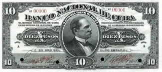 Cuba 10 Pesos, 1905