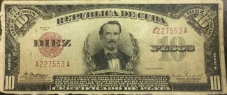 Cuba 10 Pesos, 1948 image