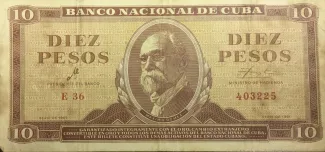 Cuba 10 Pesos, 1965 image