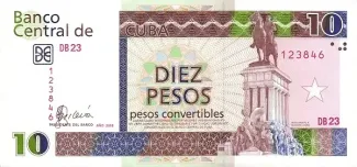 Cuba 10 Pesos, 2005 image