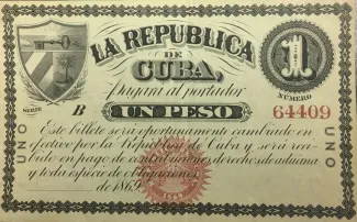 Cuba 1 Peso, 1869