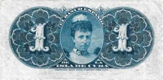 Cuba 1 Peso, 1896 reverse