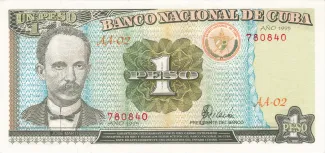 Cuba 1 Peso, 1995 image