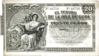 Cuba 20 Pesos, 1891