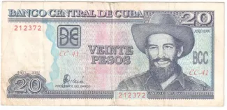 Cuba 20 Pesos, 2002 image