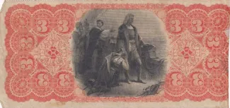Cuba 3 Pesos, 1872-1883 reverse
