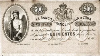 Cuba 500 Pesos, 1896