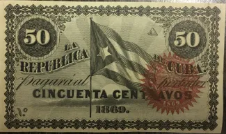Cuba 50 Centavos, 1869