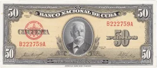 Cuba 50 Pesos, 1960 image