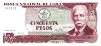 Cuba 50 Pesos, 1990 image