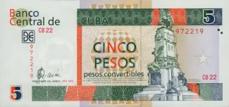 Cuba 5 Pesos, 2005 image