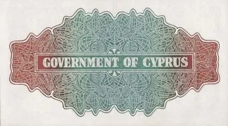 Cyprus 1 Shilling, 1939-1947 reverse