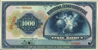 Czechoslovakia 1.000 Korun, 1919 image