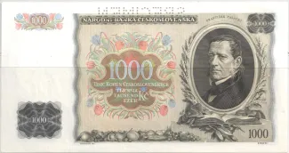 Czechoslovakia 1.000 Korun, 1934 reverse