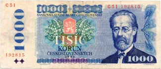 Czechoslovakia 1.000 Korun, 1985 image