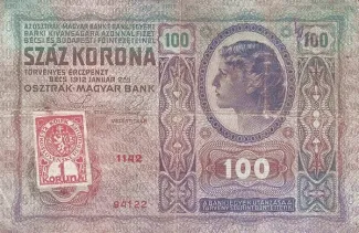 Czechoslovakia 100 Korun, 1919 image