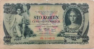 Czechoslovakia 100 Korun, 1931 image
