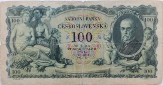 Czechoslovakia 100 Korun, 1931 reverse