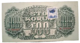 Czechoslovakia 100 Korun, 1945 image