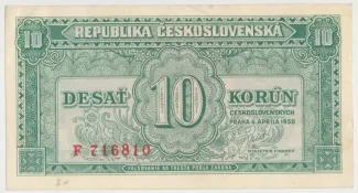 Czechoslovakia 10 Korun, 1950 image