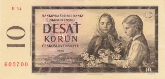 Czechoslovakia 10 Korun, 1960 image