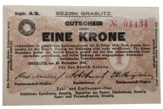 Czechoslovakia 1 Krone, 1918 image