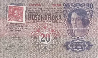 Czechoslovakia 20 Korun, 1919 image