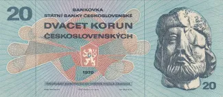 Czechoslovakia 20 Korun, 1970 image
