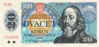 Czechoslovakia 20 Korun, 1988 image