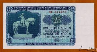 Czechoslovakia 25 Korun, 1953 image