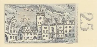 Czechoslovakia 25 Korun, 1961 reverse