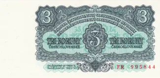Czechoslovakia 3 Koruny, 1961 image