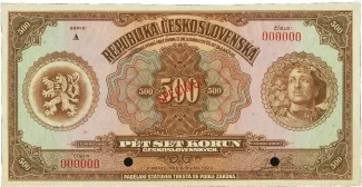 Czechoslovakia 500 Korun, 1923 image