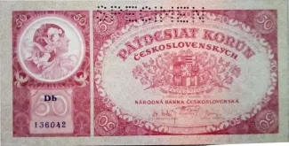 Czechoslovakia 50 Korun, 1929 image
