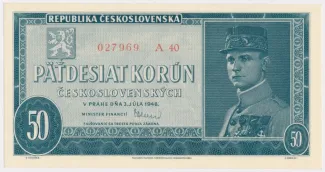 Czechoslovakia 50 Korun, 1948 image
