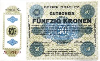 Czechoslovakia 50 Kronen, 1918 image