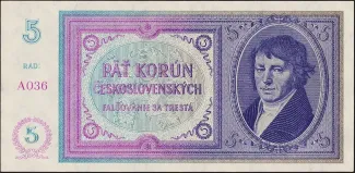 Czechoslovakia 5 Korun, 1938 image