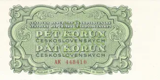Czechoslovakia 5 Korun, 1953 image