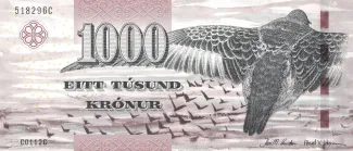Denmark 1.000 Krónur, 2011 obverse