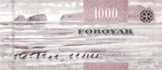 Denmark 1.000 Krónur, 2011 reverse