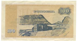 Denmark 100 Krónur, 1964-1975 reverse