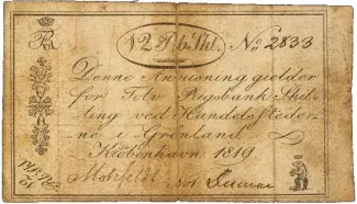 Denmark 12 Rigsbankskilling - Frederick VI, 1819 obverse