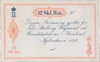 Denmark 12 Skilling Rigsmønt - Frederick VII, 1856 obverse