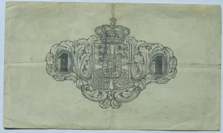 Denmark 1 Krone, 1916-1921 reverse