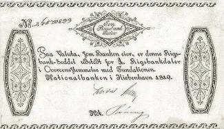 Denmark 1 Rigsbankdaler, 1819 obverse