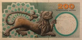 Denmark 200 Kroner, 2003-2008 reverse